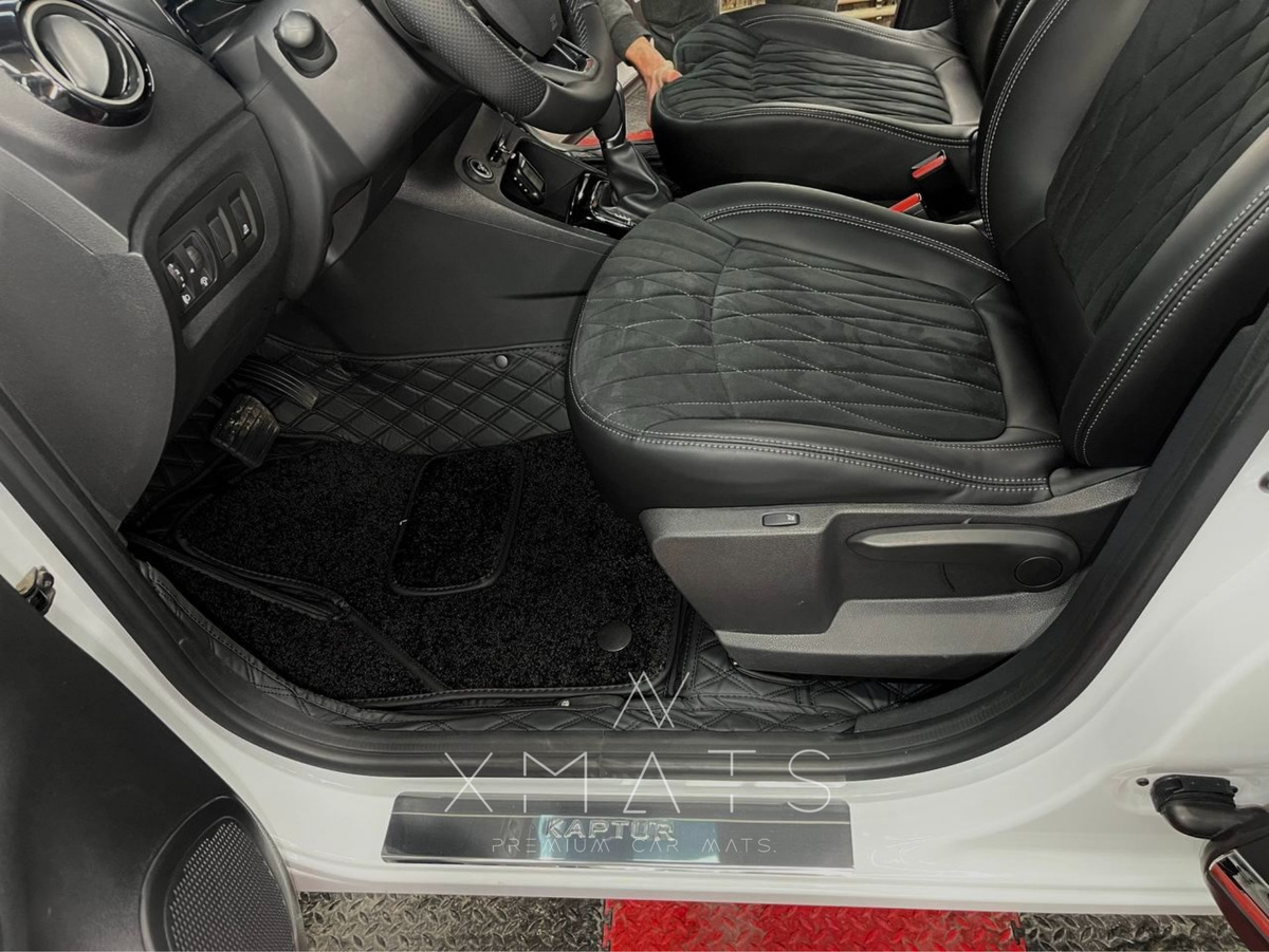 3D коврики из экокожи в салон Renault Kaptur