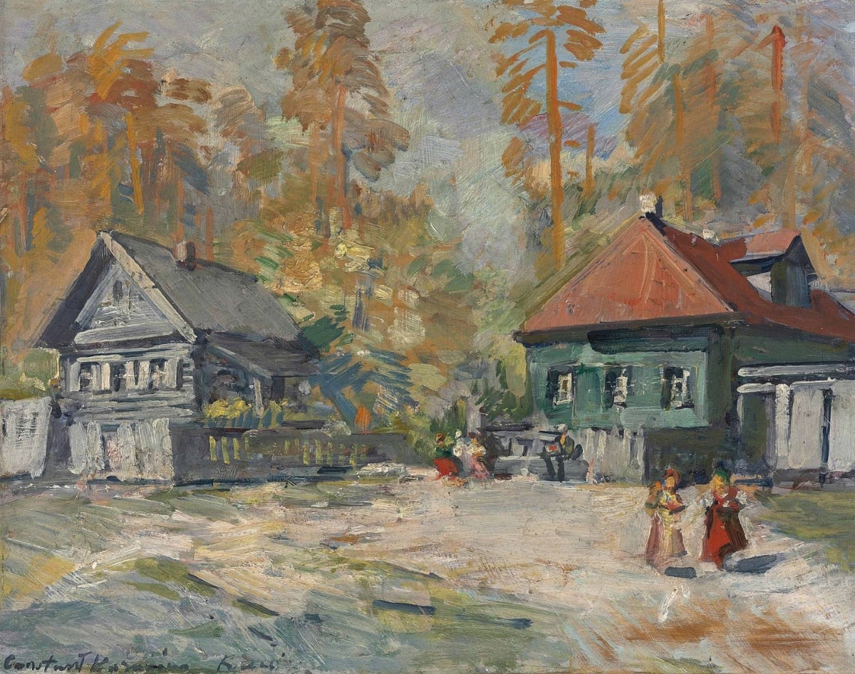 Коровин Константин Алексеевич, Осень в русской деревне