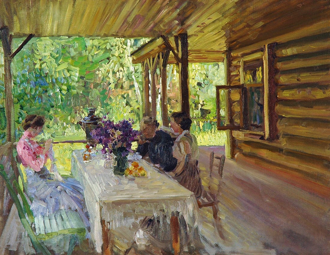 Коровин Константин Алексеевич, На террасе