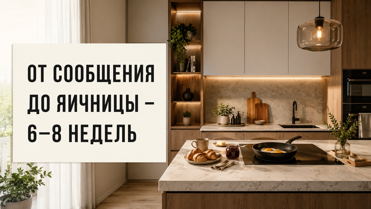 Кухня с доставкой и установкой: как проходит процесс от заказа до «включил плиту»
