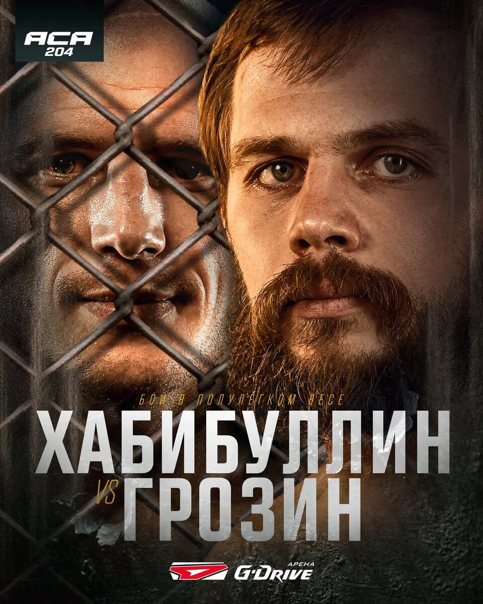     Постер боя Хабибуллин – Грозин
