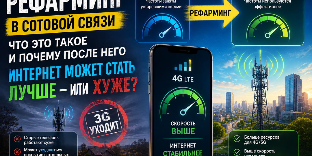 Что такое рефарминг в сотовой связи и почему после него интернет может стать лучше — или хуже