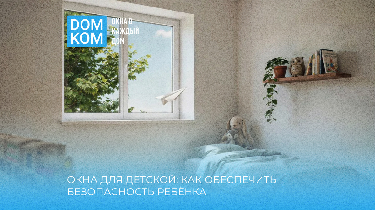 Окна для детской: как обеспечить безопасность ребёнка