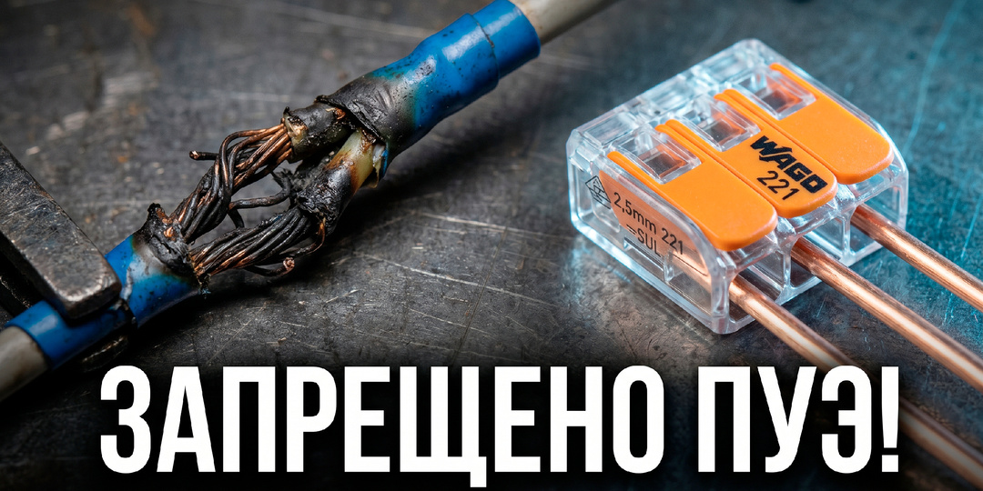 Хватит мотать скрутки! Как один пункт из ПУЭ делит мастеров на профессионалов и опасных халтурщиков (Провокация + Шок-факт)