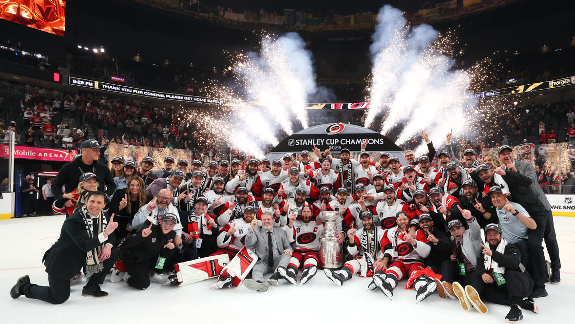    «Каролина» выиграла Кубок Стэнли-2026. Getty Images