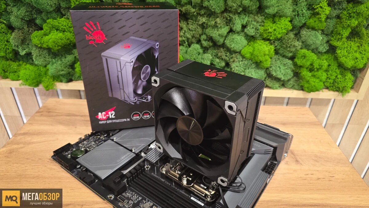    Обзор Bloody AC-12. Тесты башенного охлаждения с процессором Intel Core Ultra 5 250K Plus MegaObzor.com