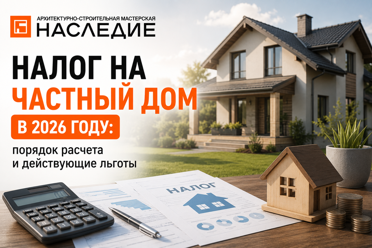 Налог на частный дом в 2026 году: порядок расчета и действующие льготы