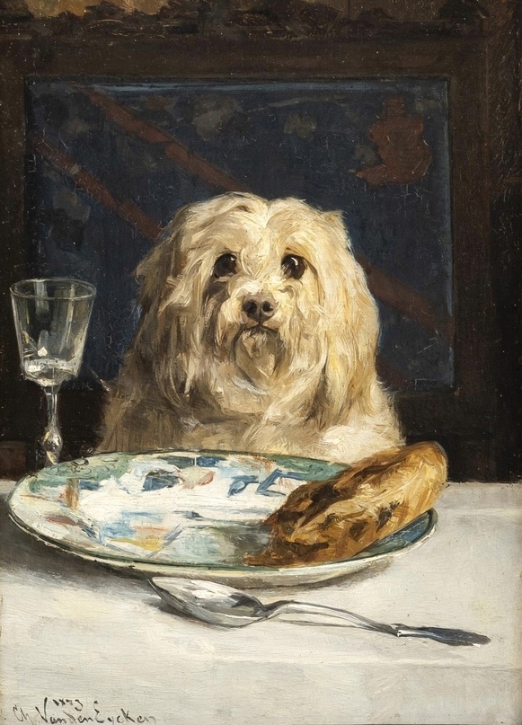 Шарль ван ден Эйкен «Приятное ожидание» (1883)
