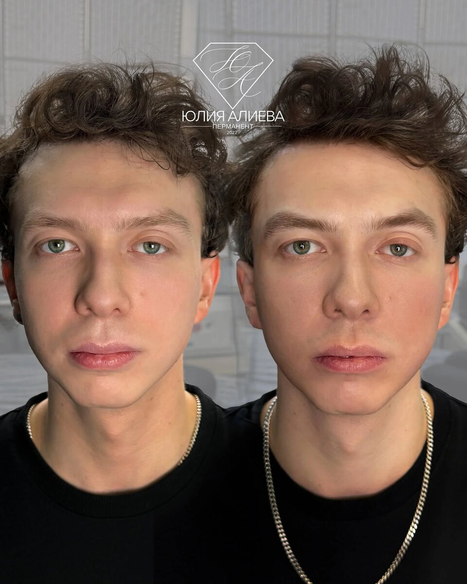 Перманентный макияж бровей в волосковой технике Realistic hairs в студии Юлии Алиевой 