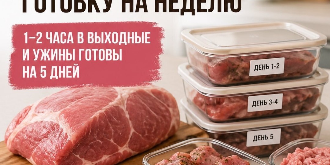 КУПИЛА СВИНИНУ НА ВЫХОДНЫХ — И ВСЮ НЕДЕЛЮ НЕ ГОТОВЛЮ 🍖
