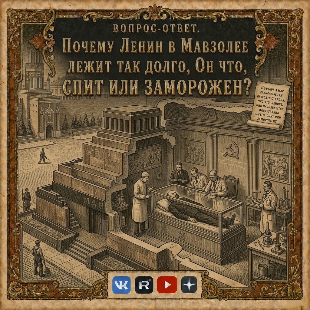 Вопрос-Ответ. Мумификация Ленина. Обложка