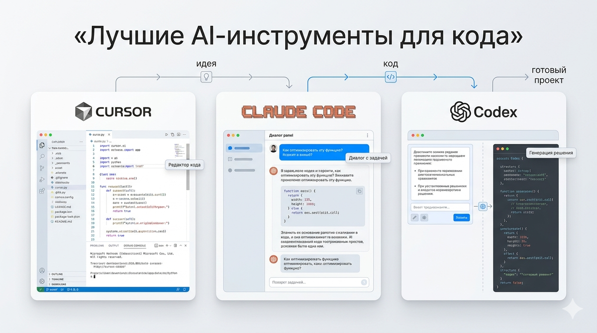 Лучшие инструменты для вайбкодинга