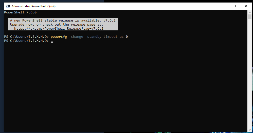 Последняя версия PowerShell на сегодня 7.6.2