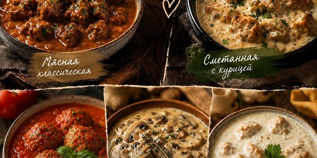 🥘 Тот самый вкус из детства: 5 рецептов домашних подливок на каждый день