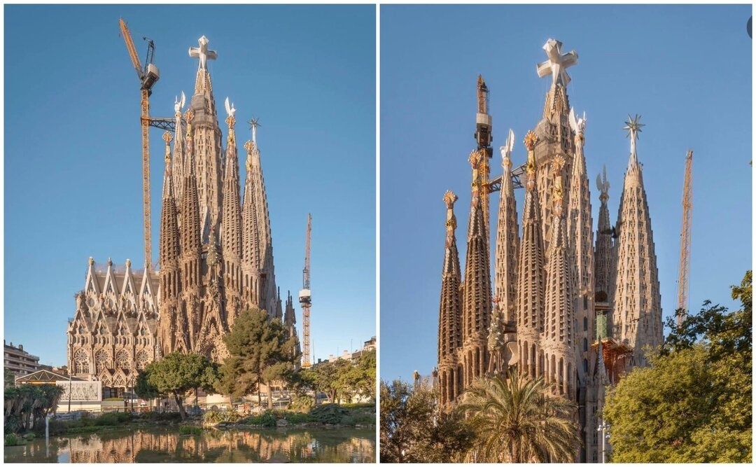 Фото из аккаунта Basílica de la Sagrada Família в социальных сетях