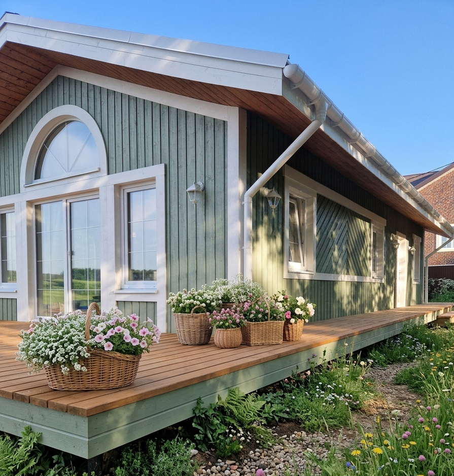Дом карелия 60. Фото реализованного проекта.