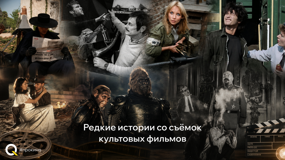 За кадром легенд: редкие истории со съёмок культовых фильмов XX века
