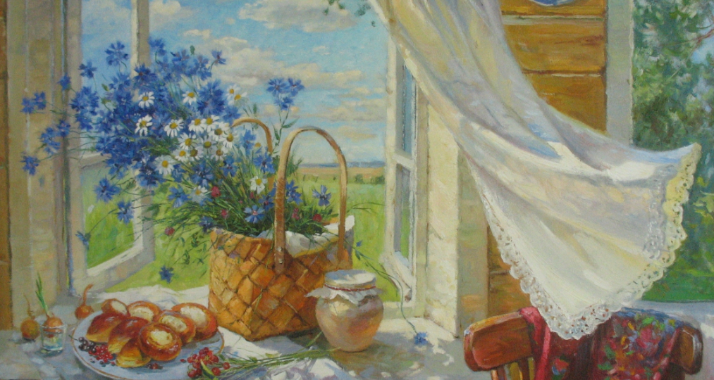 Родное, дорогое сердцу | Душевные картины Михаила Калинина
