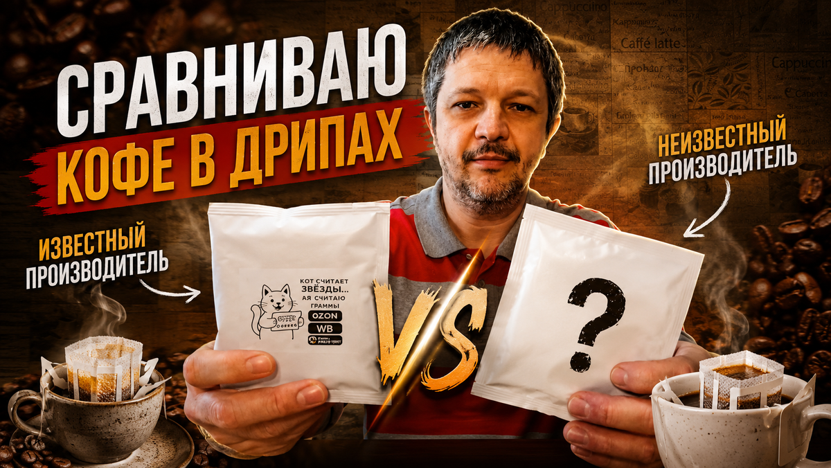 Кофе в дрипах: есть ли разница?