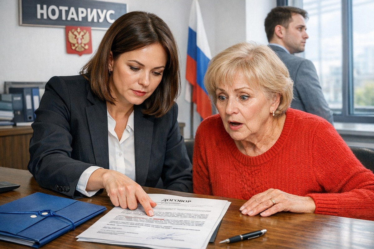    Лишняя папка с синей завязкой на столе у нотариуса привлекла мое внимание (рассказ)