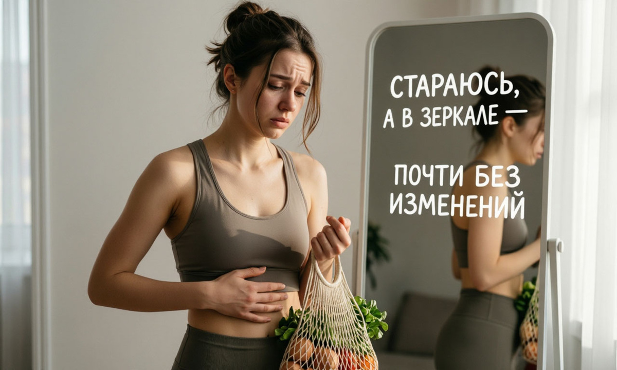Стараешься похудеть изо всех сил, а в зеркале тишина