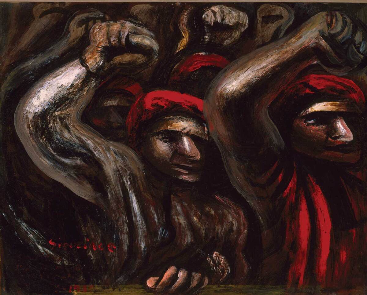     Давид Сикейрос. Протест. 1935   
undefined