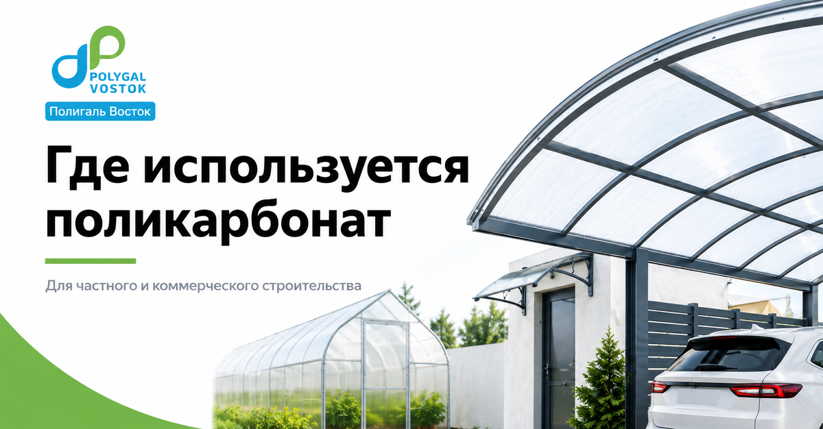 Поликарбонат от компании «Полигаль Восток»