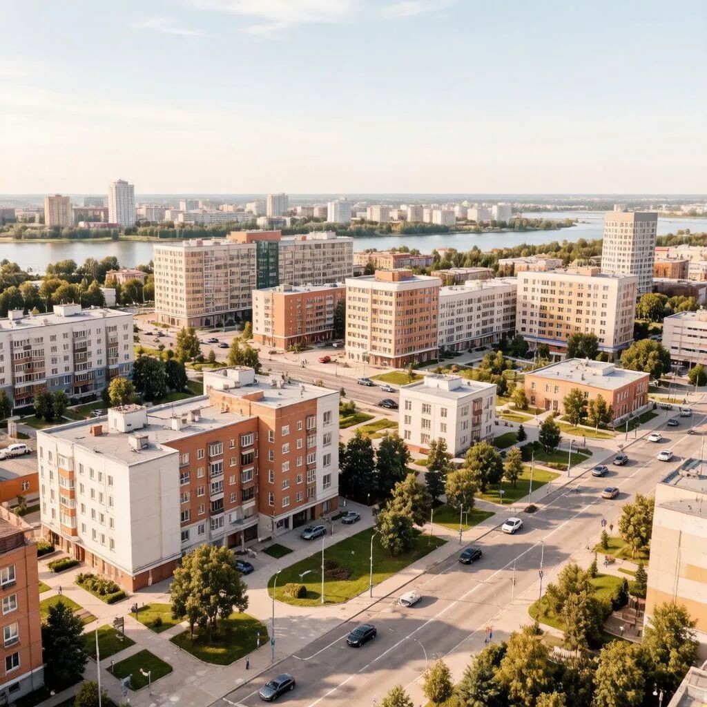 В городе есть множество интересных локаций.  Фото: Изображение сгенерировано нейросетью / Станислав Казаченко