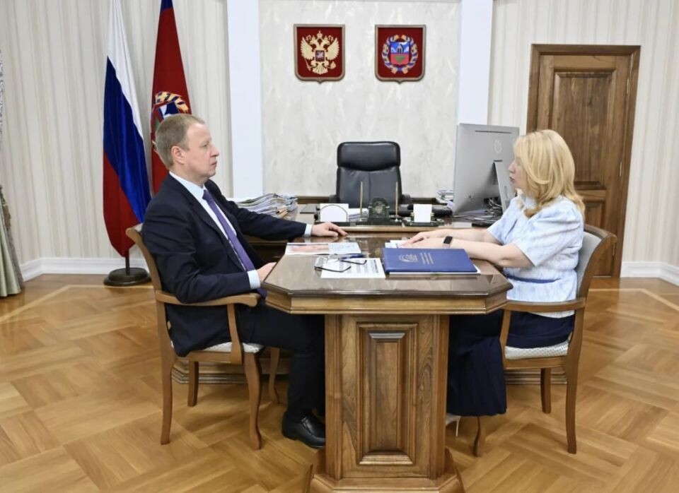 Виктор Томенко и Ольга Казанцева
Фото: пресс-служба Губернатора