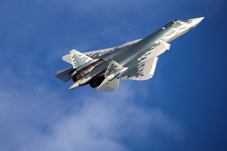    Истребитель Су-57   
Марина Лысцева/ТАСС