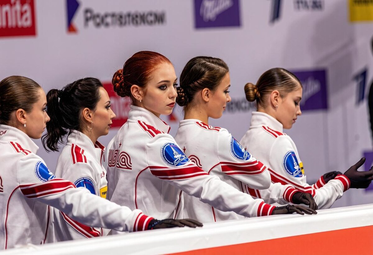 Камила Валиева, Елизавета Туктамышева, Александра Трусова, Анна Щербакова, Алёна Косторная / фото: Валерий Звонарев