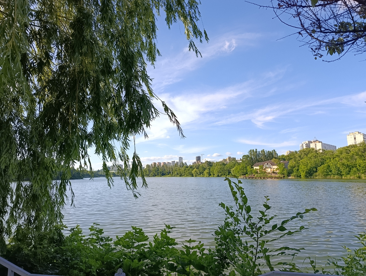 Второй городской ставок на реке Бахмутке (Скоморошине).