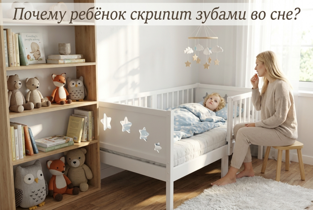    Почему дети скрипят зубами во сне: связь с комфортом сна и бруксизмом ecomebel