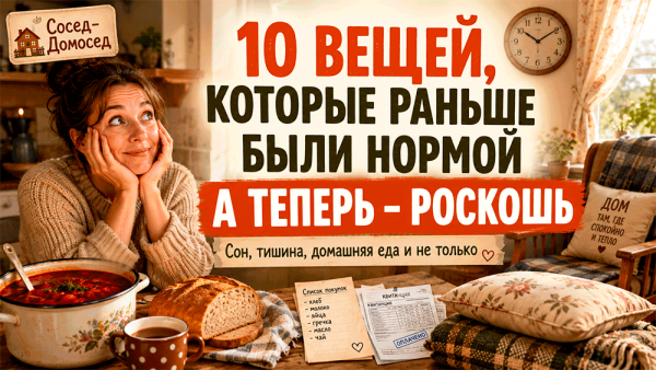 10 вещей, которые раньше считались нормой, а теперь стали роскошью