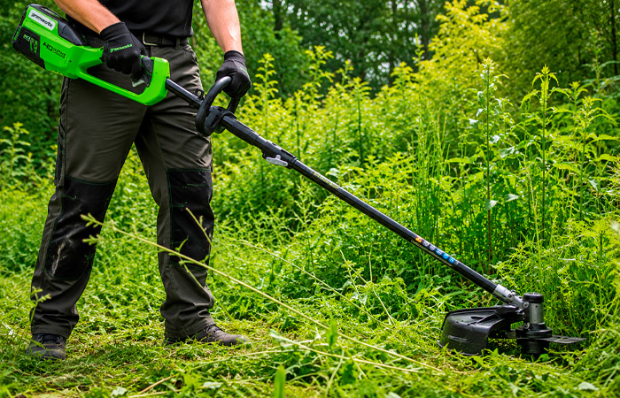 Аккумуляторный триммер Greenworks GD40BC