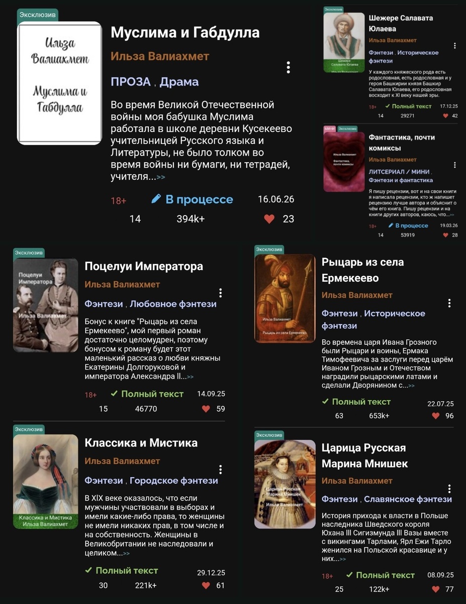 Мои книги в Литгороде. 