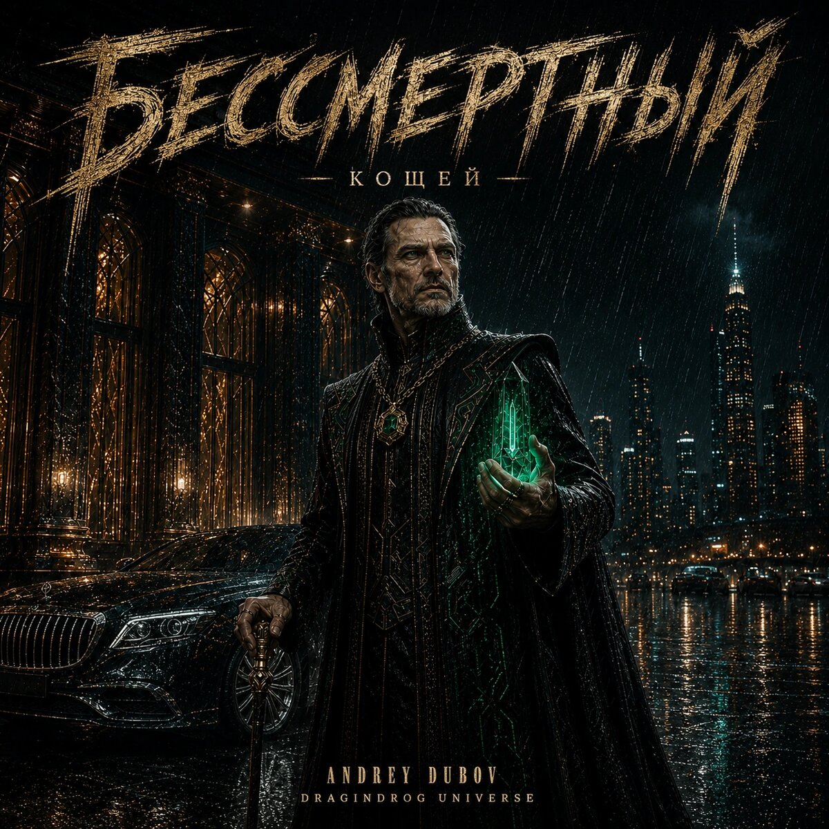 Обложка трека «Бессмертный».

🎧 Слушать «Бессмертный»:

https://vk.com/audio2000280894_456246866_45a549680a069ee195

Жить сотни лет — не значит быть живым.  
История Кощея уже звучит.