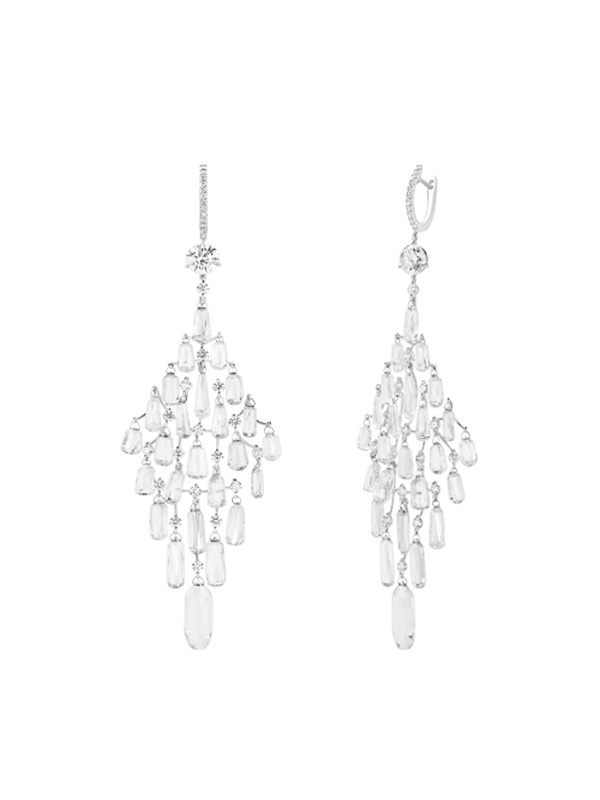 Серьги Chopard High Jewellery из белого золота с бриллиантами