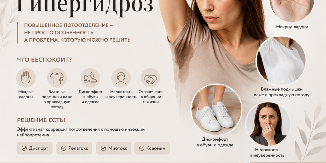 «Я потею даже когда не жарко».