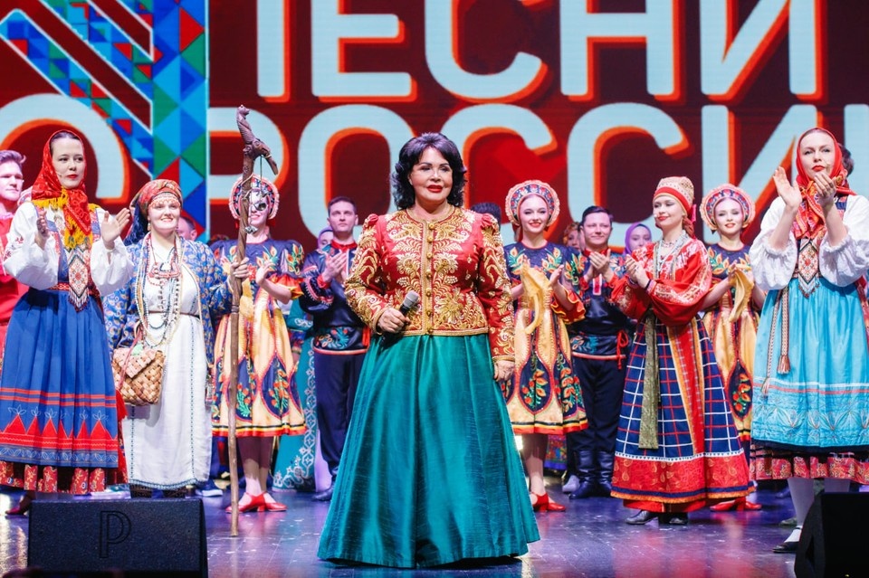    Ансамбль «Донбасс» выступил в Москве на фестивале «Песни России». Фото: Министерство культуры ДНР