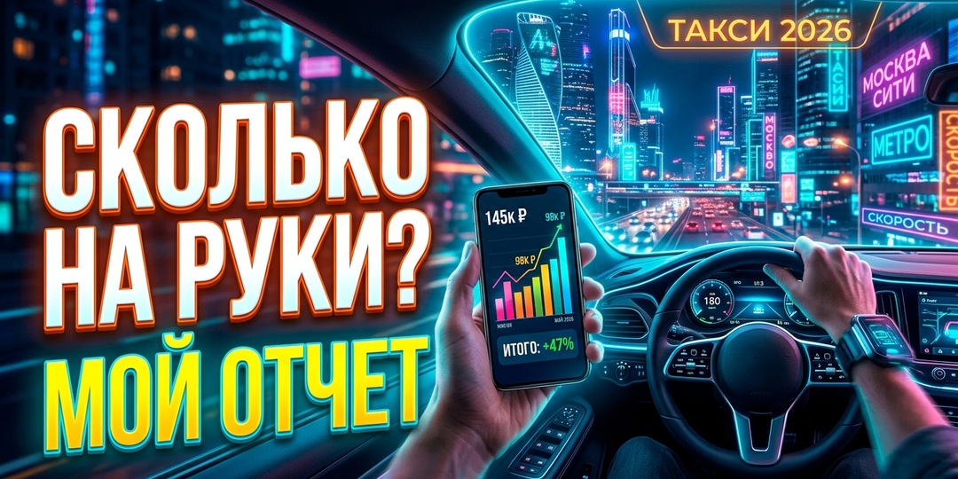 «Чистыми» 3000 рублей за 12 часов? Вся правда о доходах в такси в 2026 году: показываю свой расчетный лист за месяц