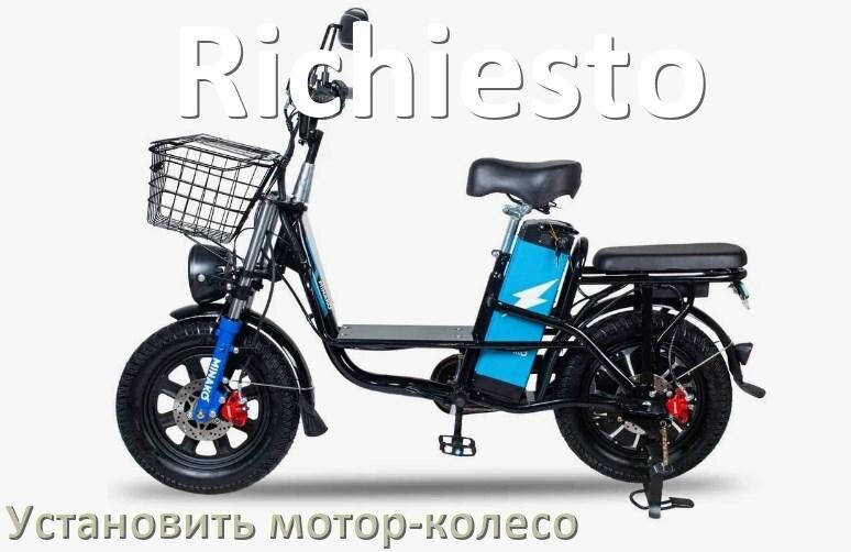 
Как на электровелосипед Richiesto установить мотор-колесо переднее и заднее
