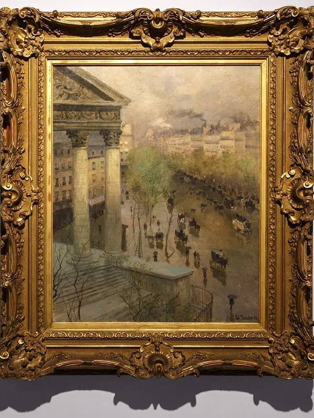 Фриц Таулов «Бульвар Мадлен в Париже», 1895 год