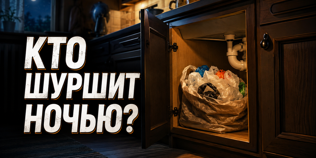 Как обычный пакет с пакетами умудряется бесшумно лежать весь день, но начинает шуршать строго посреди ночи