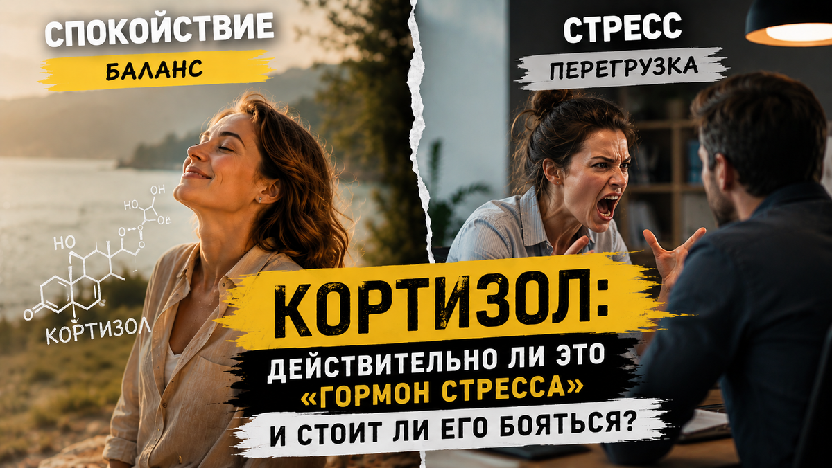 Кортизол: действительно ли это «гормон стресса» и стоит ли его бояться?