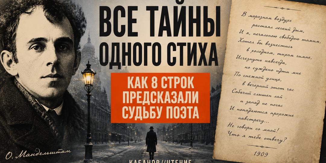 Все тайны одного стихотворения Мандельштама