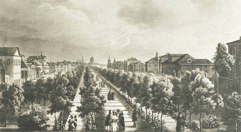 Тверской бульвар, 1825 год.