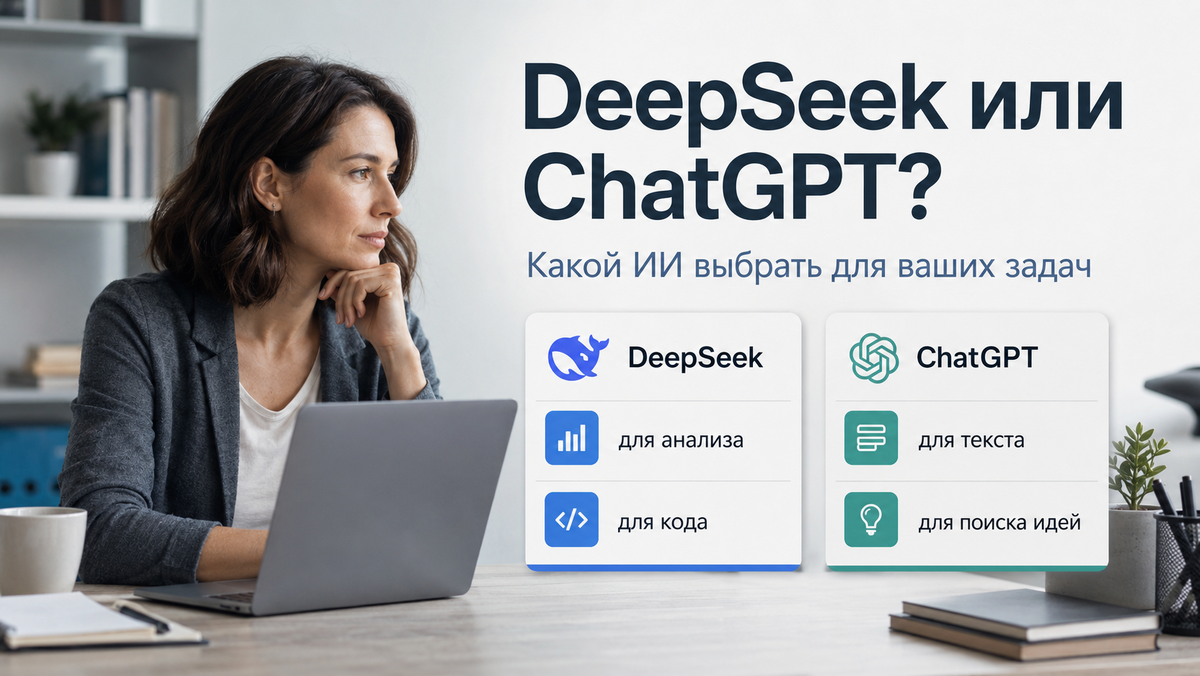 DeepSeek против ChatGPT: в чем разница и что выбрать под свою задачу
