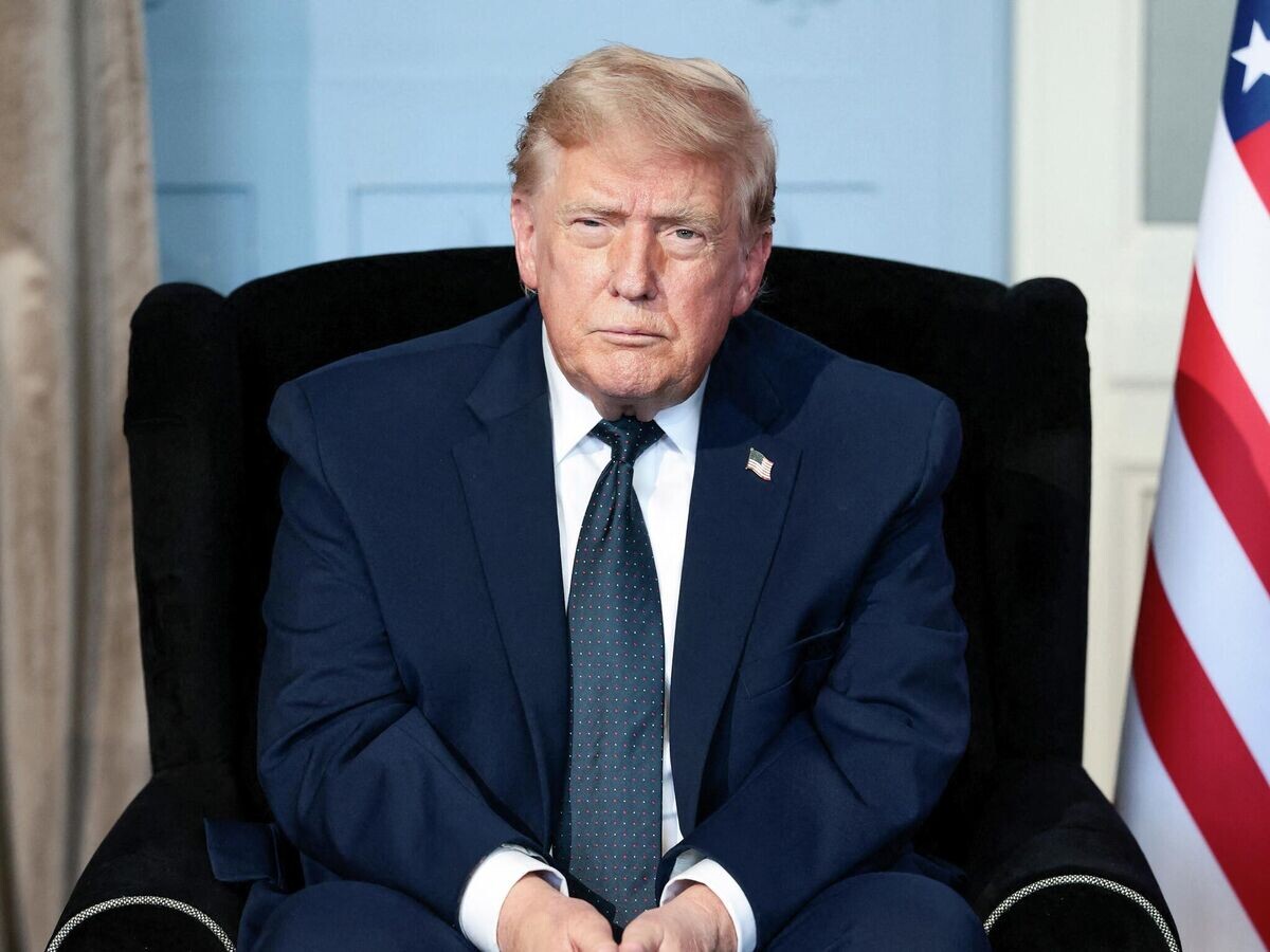    Президент США Дональд Трамп в ходе встречи c президентом Франции Эммануэлем Макроном | © REUTERS / Evelyn Hockstein