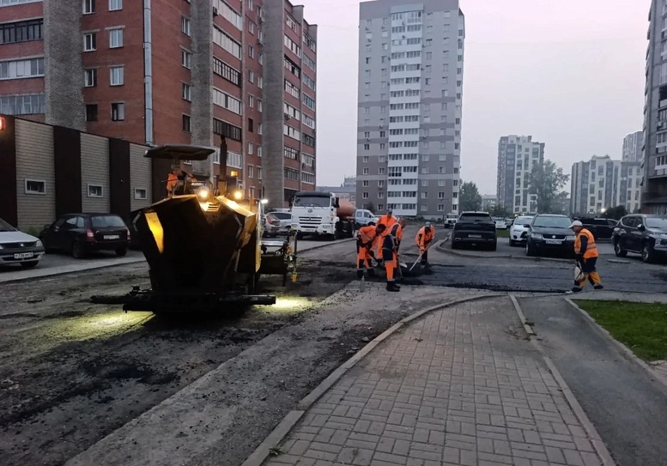    В Кемерово продолжается ремонт дорог. Фото: Кемдор.